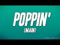 Chris Brown - Poppin' (Lyrics)