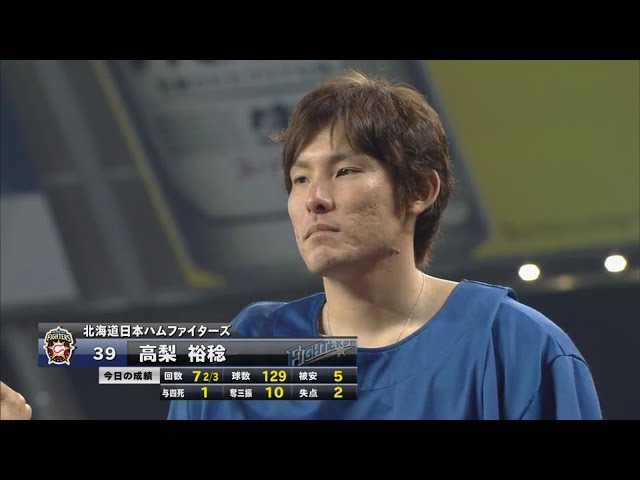 ファイターズ・高梨投手ヒーローインタビュー 2017/9/8 L-F