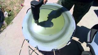 Vintage CRT Safety Lense Removal and Cleaning Cataract