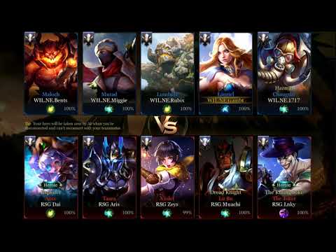 AOV Valor Cup Wild Card | Finals | WIL NE vs RSG Game 1/4