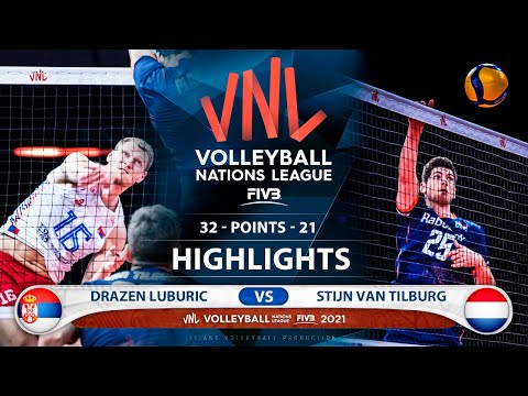 Serbia vs Netherlands | VNL 2021 | Highlights | Drazen Luburic vs Stijn Van Tilburg