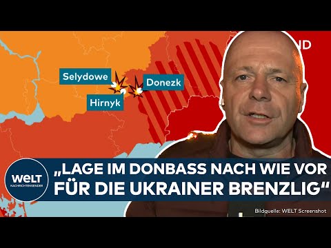 PUTINS KRIEG: Russen preschen weiter im Donbass vor! Wichtigen Orten droht nun die Einkesselung