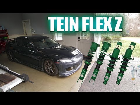 Mazda RX8 Coilover Install (Tein Flex Z Coilovers)