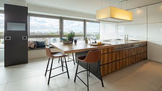 Luxoriöse 2-Zimmer-Wohnung im Kranhaus mit einzigartiger Einbauküche