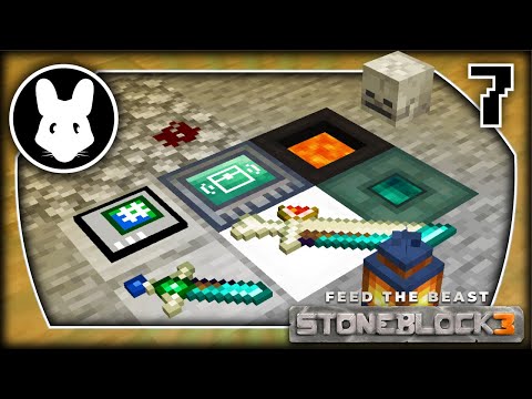 07 Let's Play StoneBlock 3 - RFTools Storage & 2nd Explore!