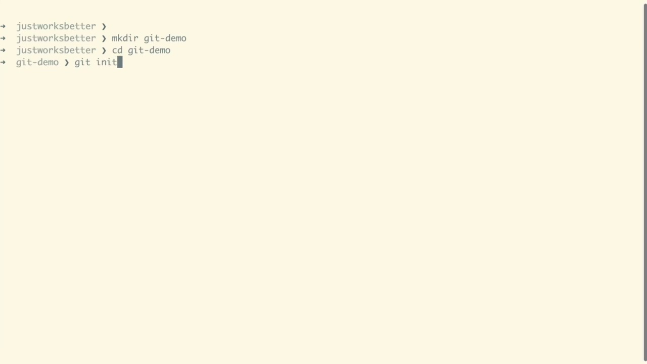 Create a Local Git Repo with git init