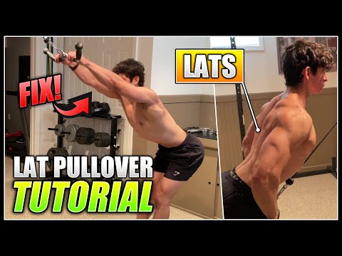 How to do the CABLE LAT PULLOVER! | 2 Minute Tutorial