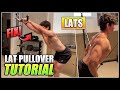 How To Do The CABLE LAT PULLOVER 2 Minute Tutorial