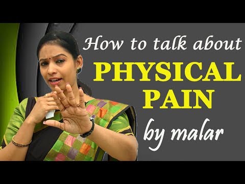 Talking about physical pain # 17 - Learn English with Kaizen Through Tamil Video