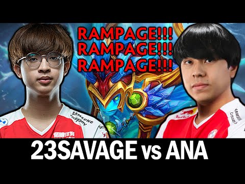 23SAVAGE vs ANA - Crazy Triple Rampage with Signature Hero