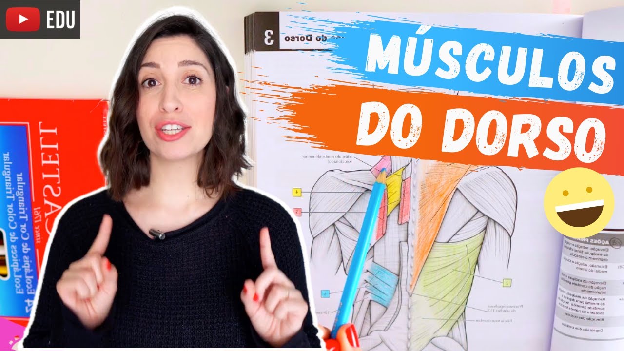 Músculos do Dorso: Anatomia para colorir!