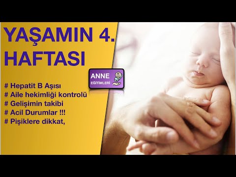 4th WEEK OF LIFE (Hepatitis B vaccine, Family Doctor Check-up, Development Follow-up)