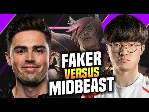 FAKER VS MIDBEAST! - SKT T1 Faker Plays Sett vs Midbeast Taliyah!