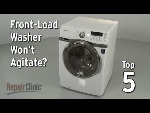 Front-Load Washer Won’t Agitate — Washing Machine Troubleshooting