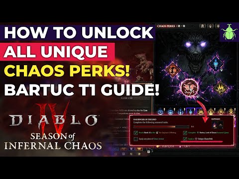 Diablo 4: How To Unlock Unique Chaos Perks (Bartuc T1 Guide)