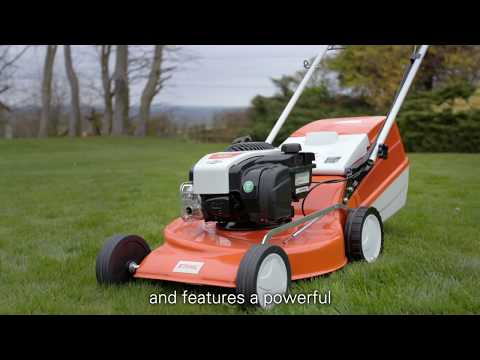 3hp stihl rm-253t petrol lawn mower, 150cc for 1,800 sq.m. l...