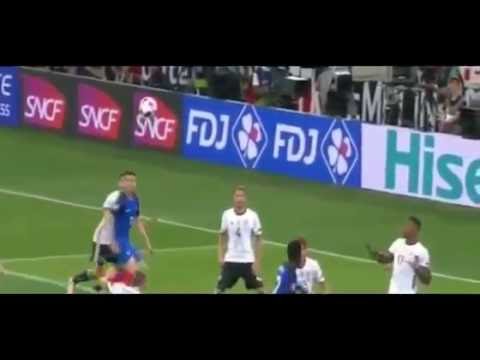 Final Results European League Semifinal 2016 France (2) vs (0) Germany ( Griezmann 45+2, 72)