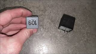 VW Golf mk4 TDI relay 109 removal and install