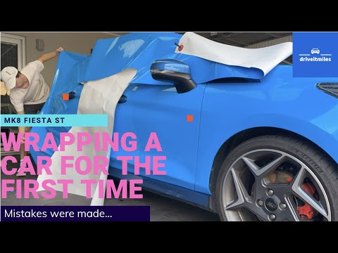 Wrapping my car for the first time!