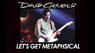 Pink Floyd&#39;s David Gilmour - &quot; Lets Get  Metaphysical&quot;