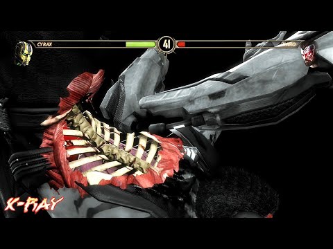 Cyrax Vs Kano Mortal Kombat Komplete Edition Gameplay