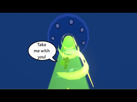 Delivering pizza to aliens in Wobbly Life