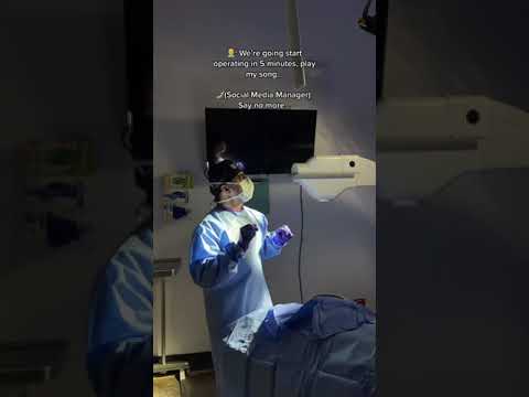Doctor LOVES this song during operations!