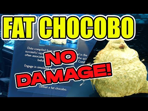 Final Fantasy VII Remake - FAT CHOCOBO No Damage (Hard Mode)