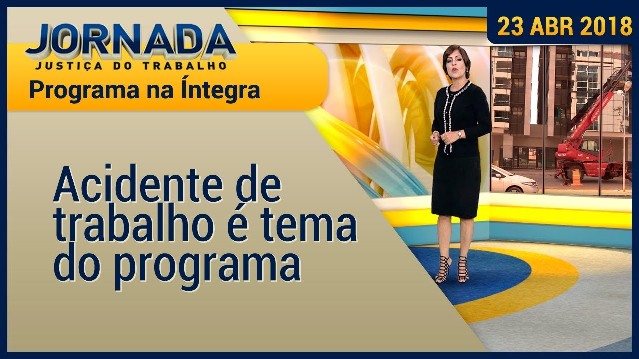 Jornada fala sobre acidente de trabalho