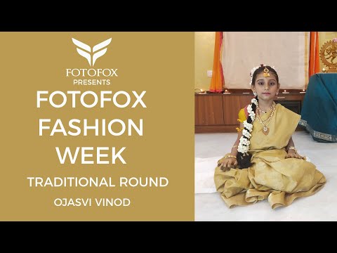 Ojasvi Vinod | Fotofox Traditional Round | Fotofox Fashion Week | Fotofox Top Kids 2020 | Tamil Nadu