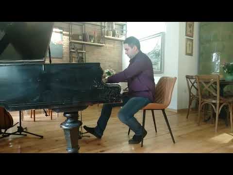 Trying out Carl Dörr piano