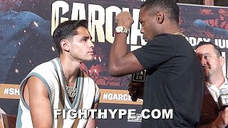 JAVIER FORTUNA STEPS TO RYAN GARCIA & CONFRONTS HIM; TRADE "F**K HIM UP" WORDS & 2ND FACE OFF ANGLE