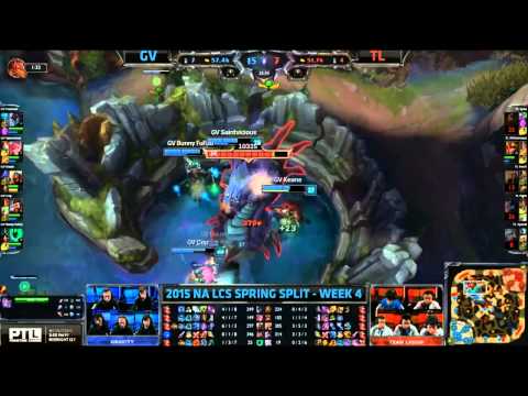 Team Gravity vs Team Liquid - HIGHLIGHTS - NA LCS Spring 2015 - W4D2 - Season 2015 - LoL