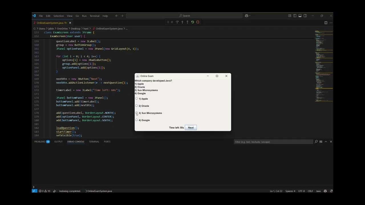OIBSIP Java Development Task 4