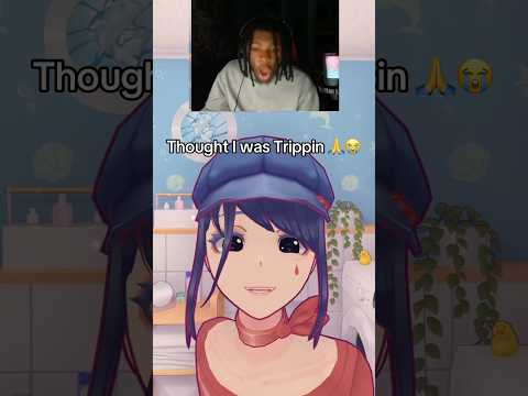 SHE CAN HEAR ME?! #gaming #miside #cappie #mita #funny #animegirl