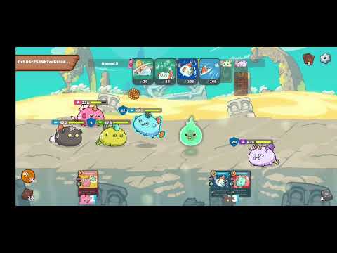 Axie Infinity Arena Gameplay | Aqua Bird Plant | MMR 800-2000 Mission