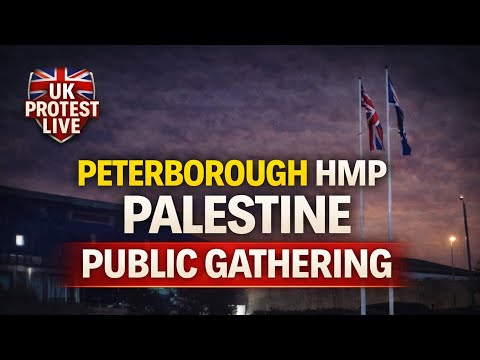 Peterborough Public Gathering Near HMP | Police Presence & Developments 👀🚔