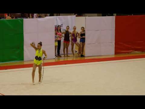 Sofia Vittoria Speri - Campionato Nazionale UISP Ginnastica Ritmica 2017 - Jesi - Cerchio