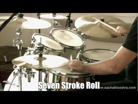 Seven Stroke Roll Drum Rudiment On Snare & Drum Kit