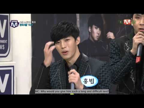 [ENG] 131212 Mnet Wide Star News Open Studio - Vixx [2/3]