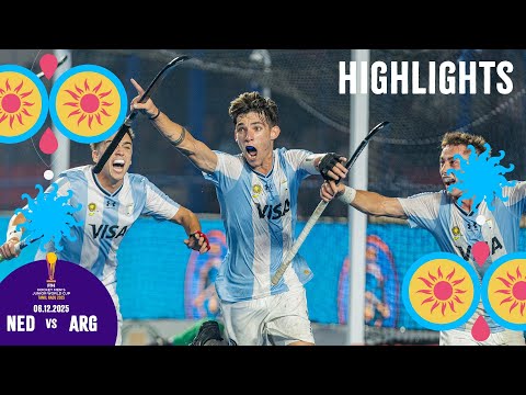 FIH Hockey Men's Junior World Cup 2025 Tamil Nadu: Quarterfinals-Highlights: Netherlands v Argentina