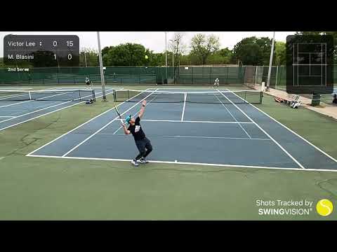 USTA Level 5 Houston Open 4.0 Singles Round of 64 - Lee vs. Blasini (Part 1)