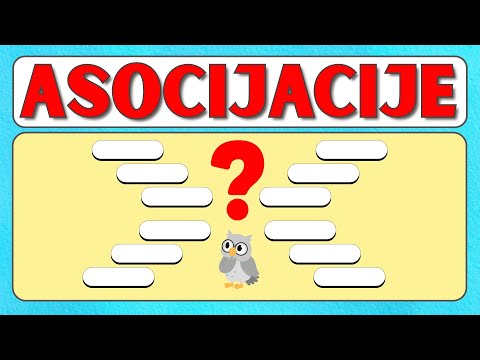 KVIZ Asocijacije kviz  Da li možete pogoditi konačno rešenje?
