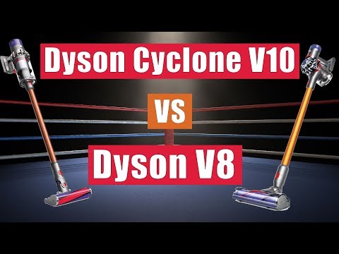 Dyson Cyclone V10 vs V8 Cordless Vacuums - What is The Difference?