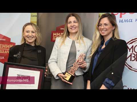 Kompanija NIS - dobitnik specijalne plakete „Dobročinitelj“ za kontinuirani doprinos zajednici