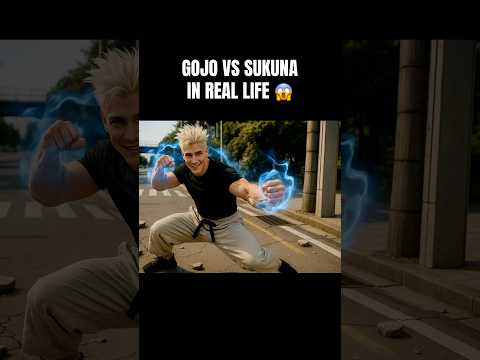 Gojo VS Sukuna in real life 🤯