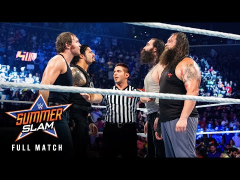 FULL MATCH: Roman Reigns & Dean Ambrose vs. The Wyatt Family: SummerSlam 2015