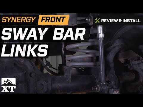 Jeep Wrangler Synergy Front Sway Bar Links Review & Install