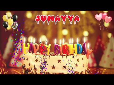 SUMAYYA Happy Birthday Song – Happy Birthday to You