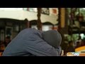 Sleeping Eating Poor Male In Fast Food Restaurant Cafe Poverty Stock Footage
